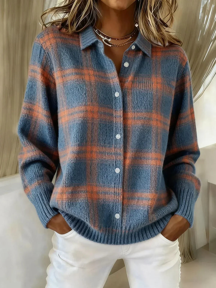 Anna | Plaid Cardigan
