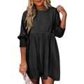 Mirasol | Crew Neck Loose Fit Mini Dress