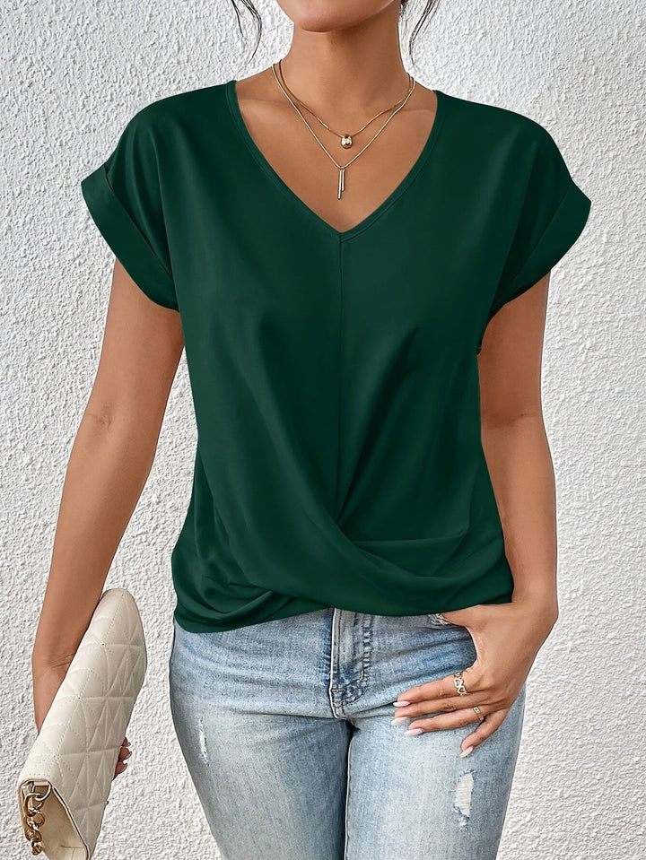Claire | Casual T-Shirt With V Neckline