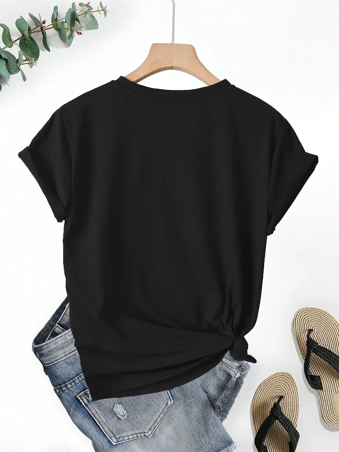 Larson | Casual T-Shirt With Heart Print