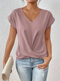 Claire | Casual T-Shirt With V Neckline