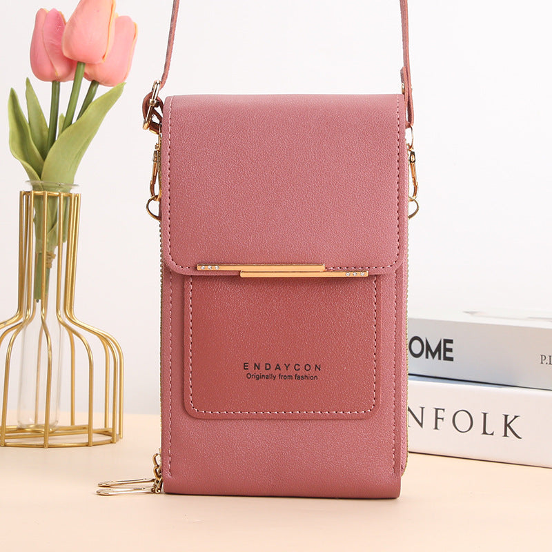 Cora | Stylish Mobile Phone Messenger Bag with Touch Screen