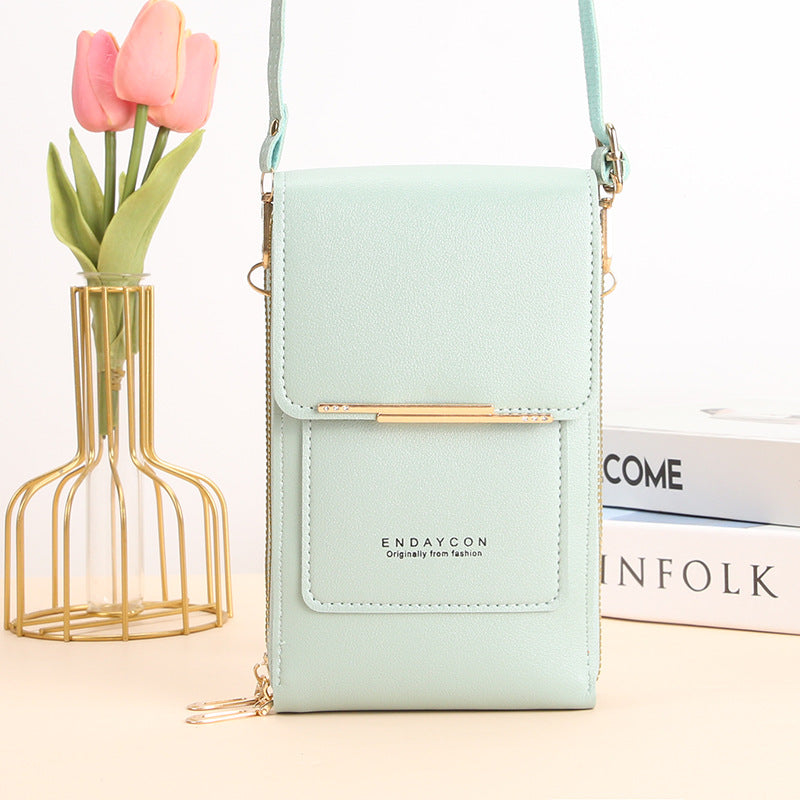 Cora | Stylish Mobile Phone Messenger Bag with Touch Screen