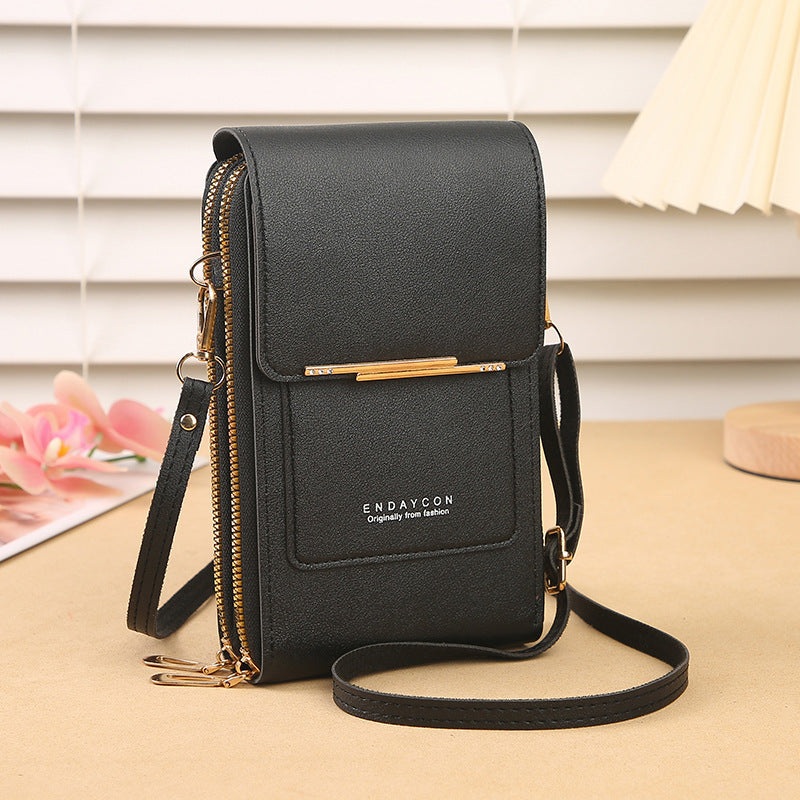 Cora | Stylish Mobile Phone Messenger Bag with Touch Screen
