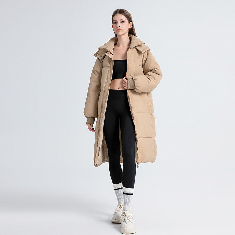 Leonie | Classic Hooded Long Puffer Coat