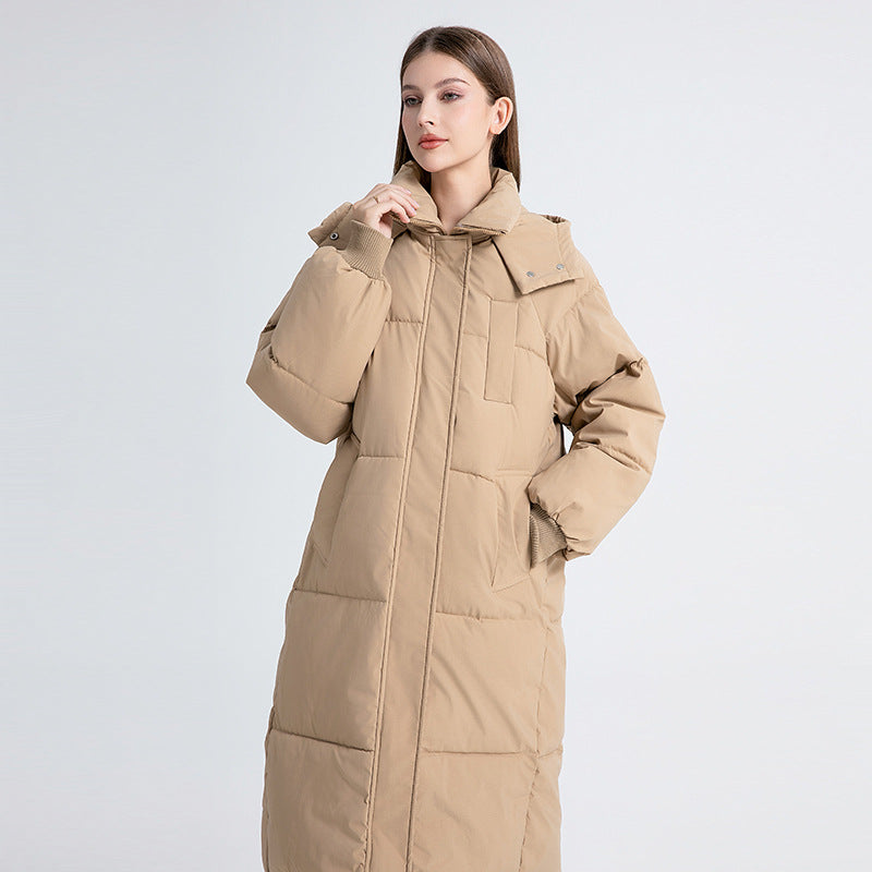 Leonie | Classic Hooded Long Puffer Coat