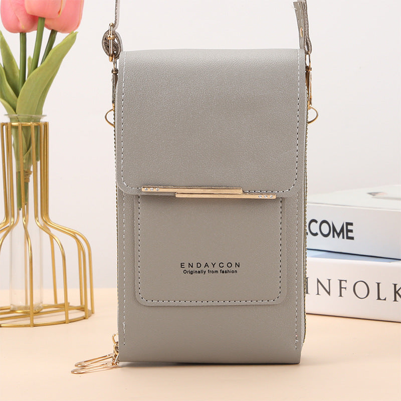 Cora | Stylish Mobile Phone Messenger Bag with Touch Screen