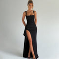 Sabine | Elegant Formal Slip Maxi Dress with Open Back