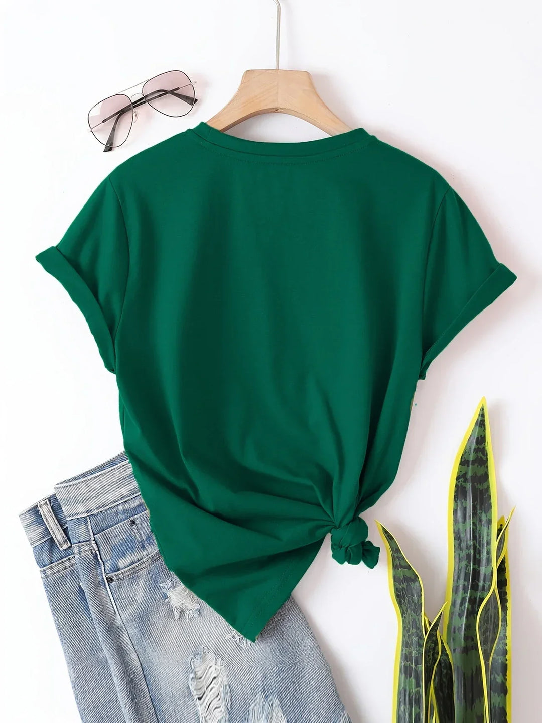 Larson | Casual T-Shirt With Heart Print