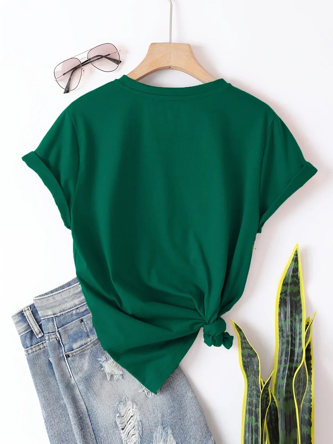 Larson | Casual T-Shirt With Heart Print