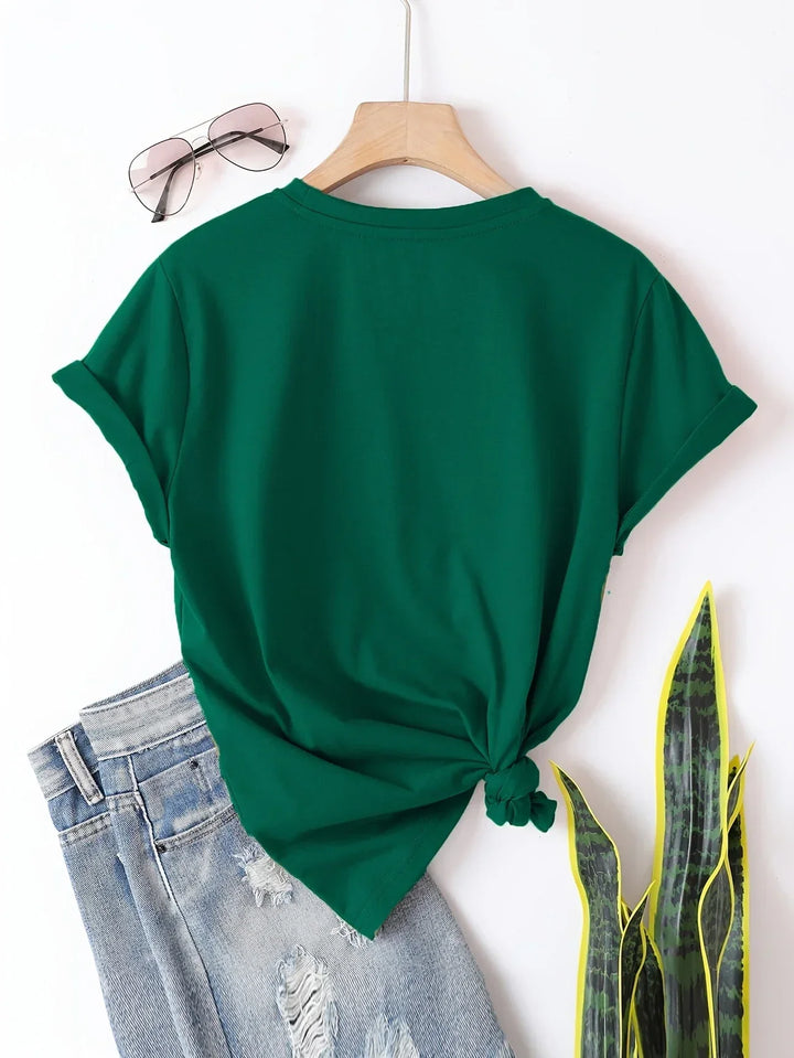 Larson | Casual T-Shirt With Heart Print