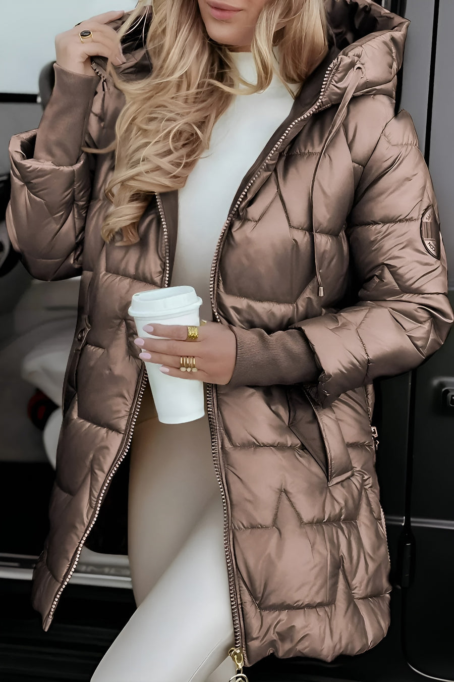 Long Quilted Jacket Madison
