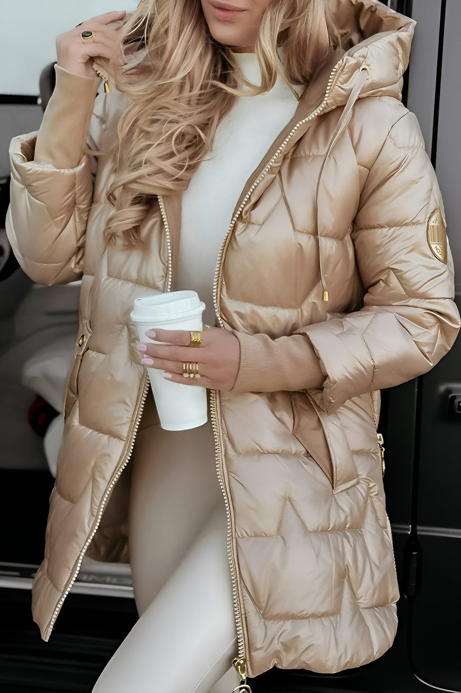 Long Quilted Jacket Madison