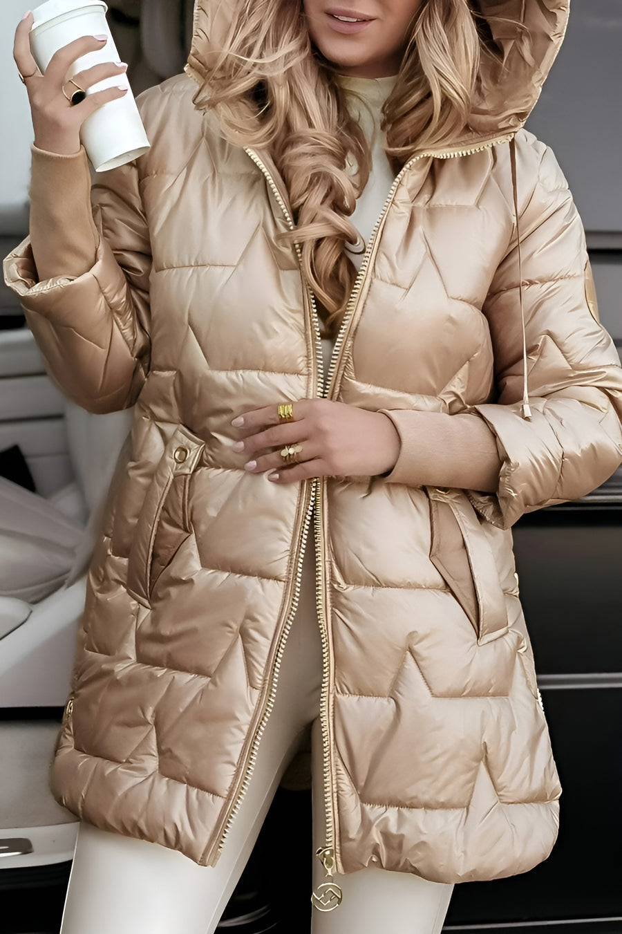 Long Quilted Jacket Madison
