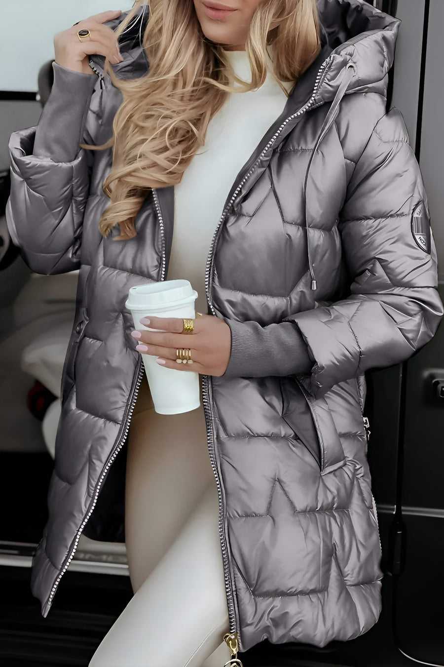 Long Quilted Jacket Madison