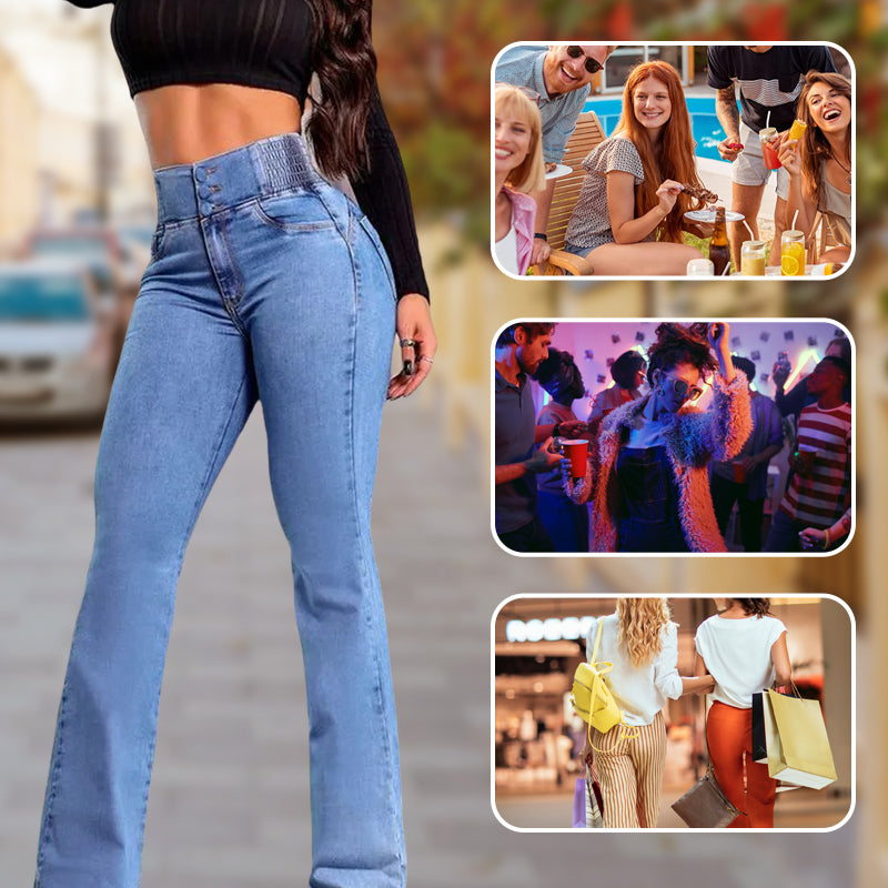 Mirelle | High-Waist Sculpting Flare Jeans