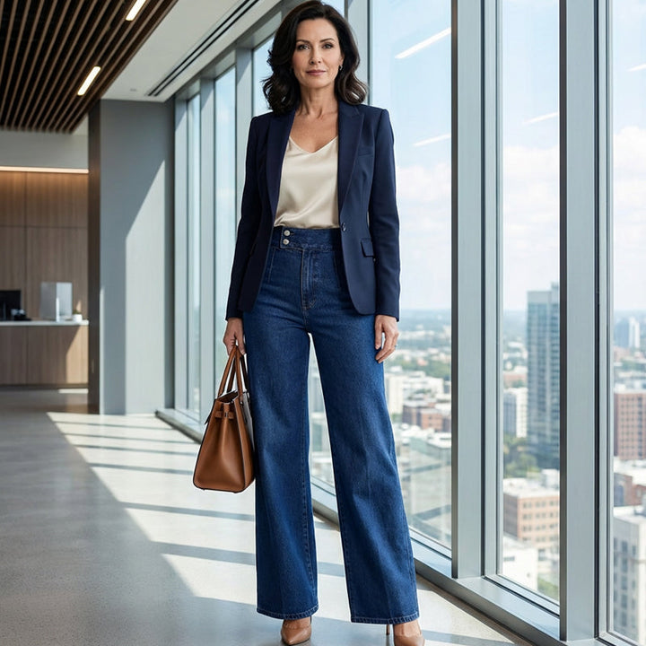 Elowira | High-Waist Wide-Leg Jeans