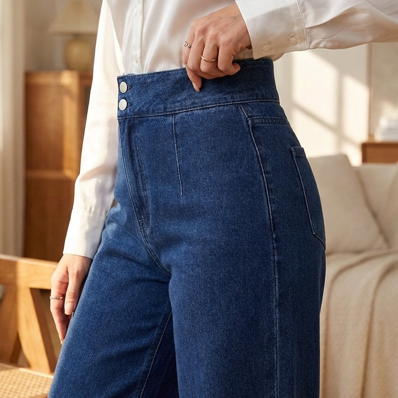 Elowira | High-Waist Wide-Leg Jeans