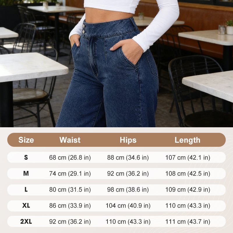 Elowira | High-Waist Wide-Leg Jeans